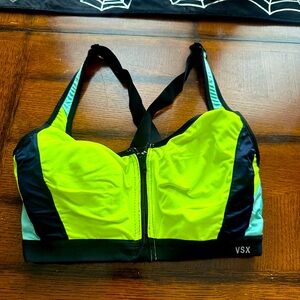 Victoria's Secret VSX sport bra Neon Yellow/Green size